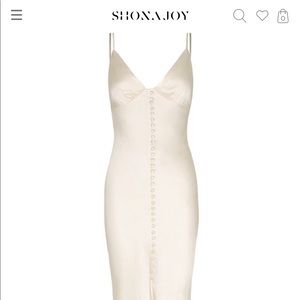 NWT Shona Joy La Lune Bias slip dress